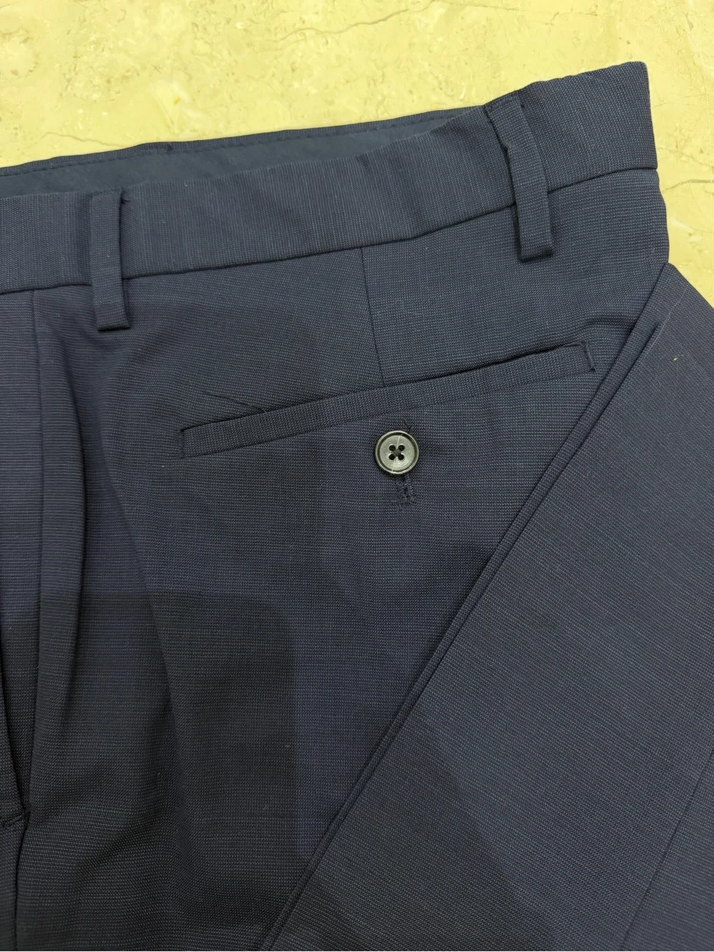 Banana Republic Slim Fit Navy Dress Pants